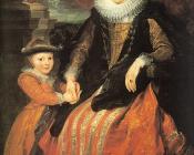 Portrait of Susanna Fourment and Her Daughter - 安东尼·凡·戴克